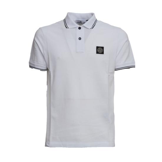 26SS 스톤 아일랜드 폴로 티셔츠 L1S152200010 S0018 White