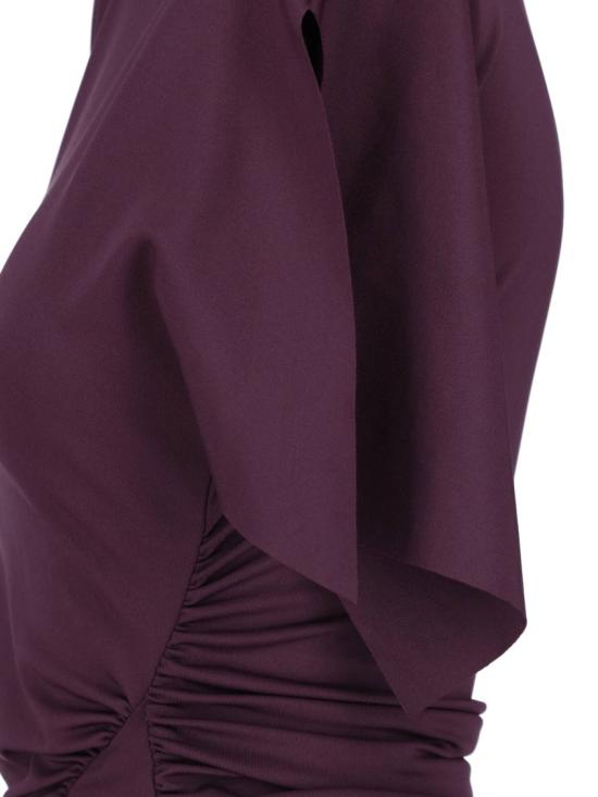 26FW 빅토리아 베컴 원피스 1326JDR007350ABLACKCURRANT Burgundy - VICTORIA BECKHAM