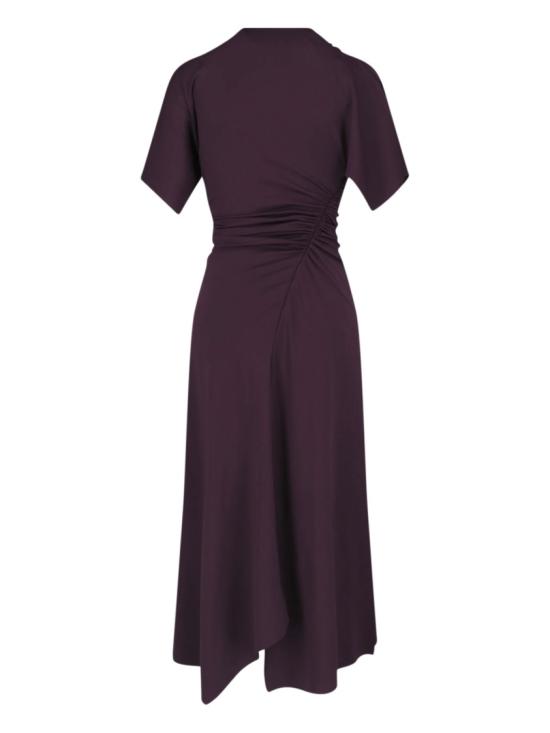 26FW 빅토리아 베컴 원피스 1326JDR007350ABLACKCURRANT Burgundy - VICTORIA BECKHAM
