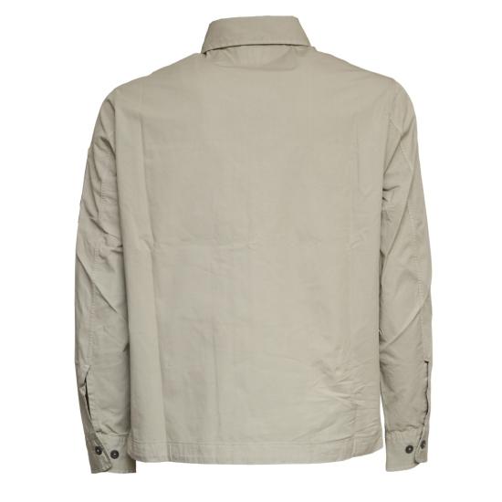 26SS 씨피 컴퍼니 오가닉 개버딘 지퍼 렌즈 오버셔츠 20CMOS156A110143G Grey - C.P. COMPANY