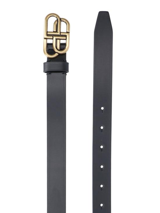 26FW 발렌시아가 BB 씬 레더 벨트 581690 1CH041000 Black - BALENCIAGA
