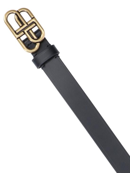 26FW 발렌시아가 BB 씬 레더 벨트 581690 1CH041000 Black - BALENCIAGA
