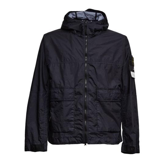 26SS 스톤 아일랜드 멤브라나 3L TC 후드 자켓 L1S154100004 S0A21 Black