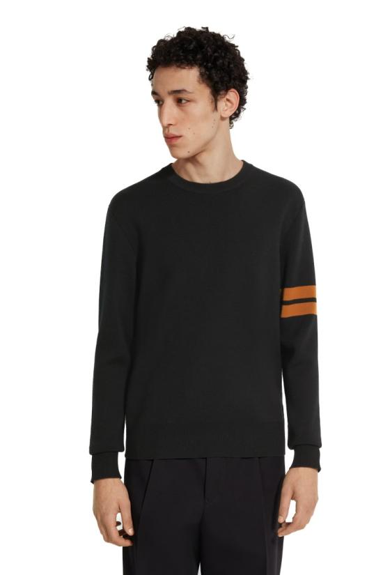 25FW 에르메네질도제냐 니트웨어 E8M91 110 2K09 Black - ERMENEGILDO ZEGNA