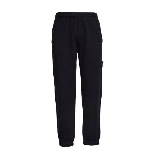 26SS 스톤 아일랜드 코튼 플리스 레귤러 핏 조거 L1S156200004 S0410 Black - STONE ISLAND