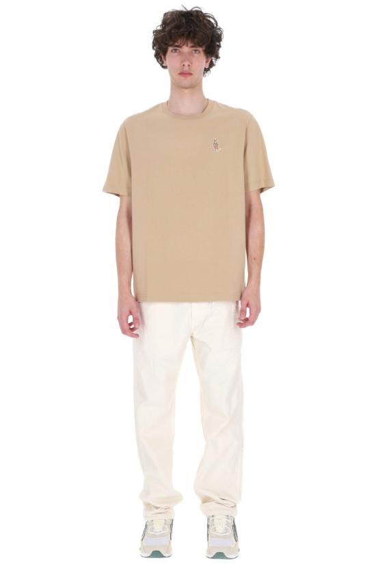 26SS 메종키츠네 드레스드 폭스 컴포트 티셔츠 QM00101KJ7025ROASTED ALMOND Neutrals - MAISON KITSUNE