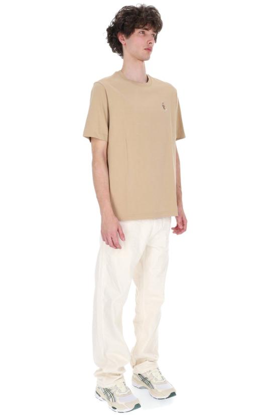 26SS 메종키츠네 드레스드 폭스 컴포트 티셔츠 QM00101KJ7025ROASTED ALMOND Neutrals - MAISON KITSUNE
