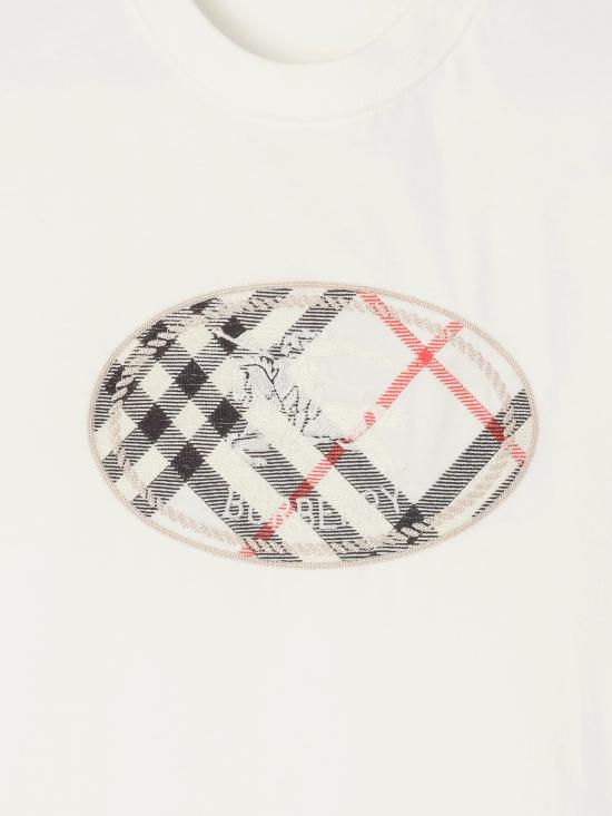 26FW 버버리 반팔 티셔츠 8128073 B7078 Bianco - BURBERRY