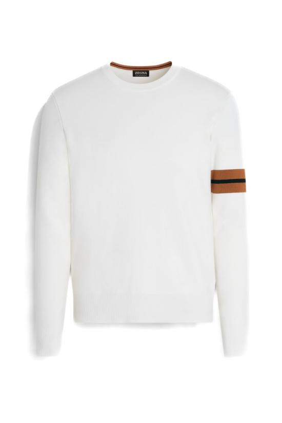 25FW 에르메네질도제냐 니트웨어 E8M91 110N01 White