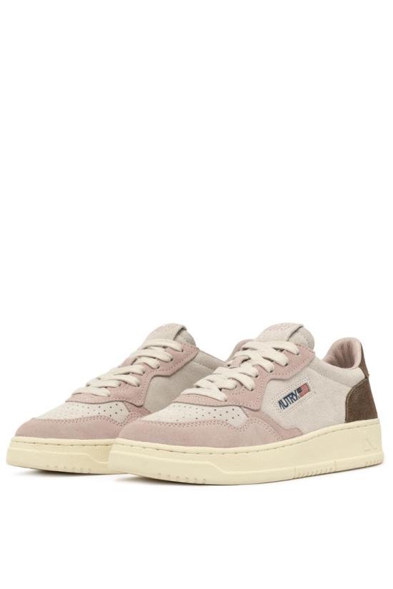 25SS 오트리 메달리스트 로우 레더 스니커즈 AULW TS04PWD EBONY Neutrals - AUTRY