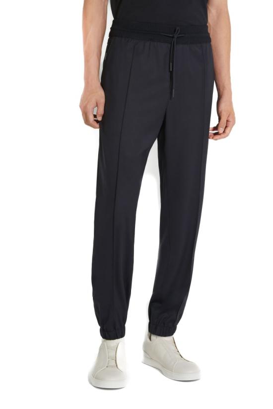 25FW 에르메네질도제냐 스트레이트 팬츠 E8I01 T20 3990 Black - ERMENEGILDO ZEGNA