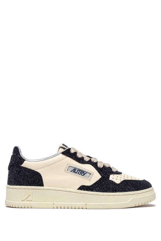 25FW 오트리 메달리스트 로우 레더 스니커즈 AULW TA04MARSH BLUE Neutrals