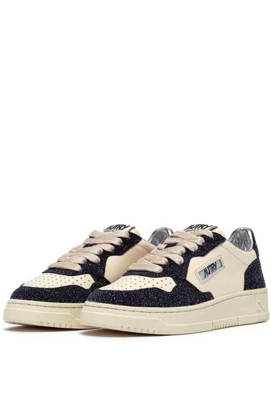 25FW 오트리 메달리스트 로우 레더 스니커즈 AULW TA04MARSH BLUE Neutrals - AUTRY