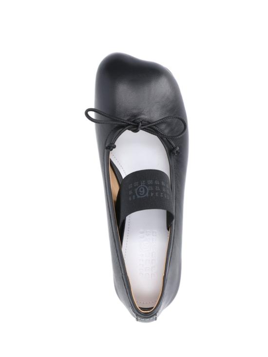 26FW MM6 메종마르지엘라 아나토믹 뉴메릭 발레리나 플랫 슈즈 S59WZ0099 P3628T8013 Black - MM6 MAISON MARGIELA