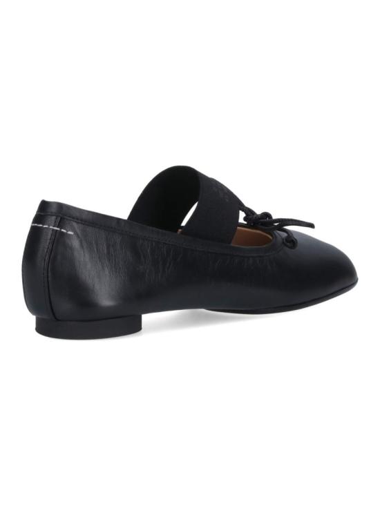 26FW MM6 메종마르지엘라 아나토믹 뉴메릭 발레리나 플랫 슈즈 S59WZ0099 P3628T8013 Black - MM6 MAISON MARGIELA