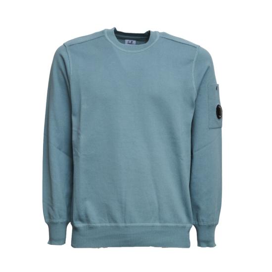 26SS 씨피 컴퍼니 코튼 씨 아일랜드 크루넥 렌즈 스웨터 20CMKN102A110560A Blue