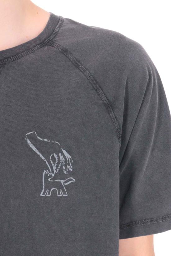 26SS 메종키츠네 반팔 티셔츠 QM00103KJ7036BLACK FADED Grey - MAISON KITSUNE