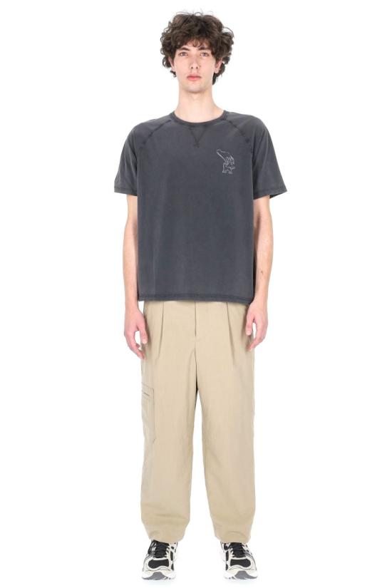 26SS 메종키츠네 반팔 티셔츠 QM00103KJ7036BLACK FADED Grey - MAISON KITSUNE