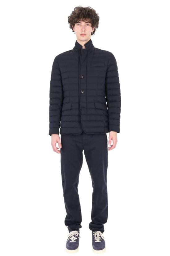 26SS 무레르 숏패딩 ZAVYER S3DARK BLU Black - MOORER