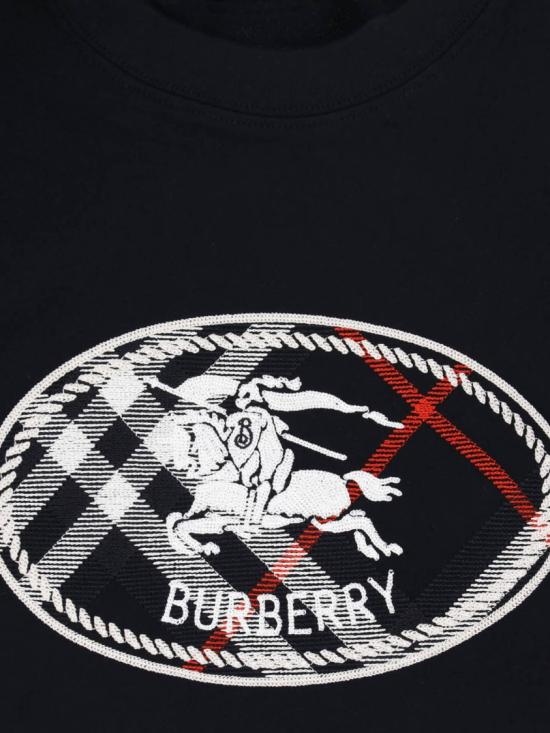 26FW 버버리 반팔 티셔츠 8128057A1189 Black - BURBERRY