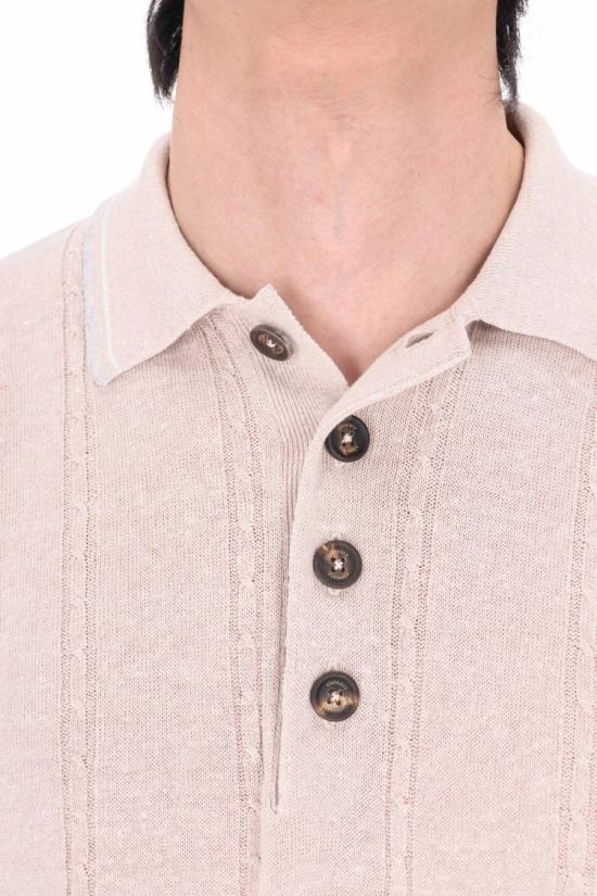 26SS 일레븐티 폴로 티셔츠 M76MAGM42 MAG0M018021301 Neutrals - ELEVENTY