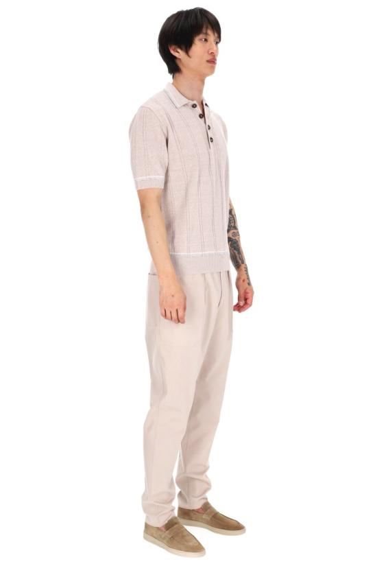 26SS 일레븐티 폴로 티셔츠 M76MAGM42 MAG0M018021301 Neutrals - ELEVENTY