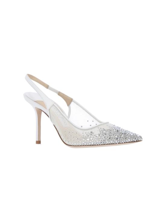 26FW 지미추 힐/펌프스 LOVE SB 85 NYTWHITE CRYSTAL - JIMMY CHOO