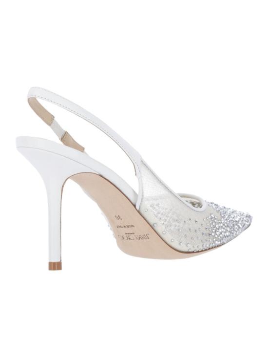 26FW 지미추 힐/펌프스 LOVE SB 85 NYTWHITE CRYSTAL - JIMMY CHOO