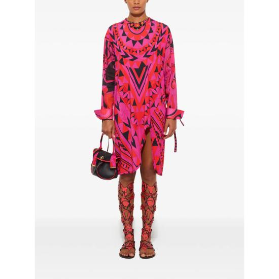 26SS 푸찌 원피스 6HJH01 6H778 042 PINK RED - PUCCI