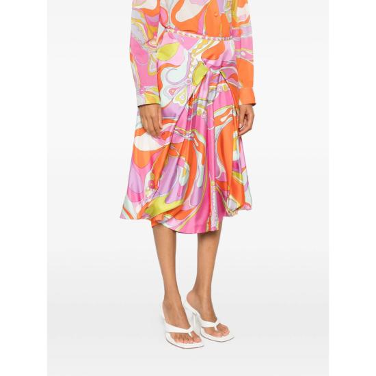 26SS 푸찌 숏팬츠 6HRT09 6H731 027 PINK ORANGE - PUCCI