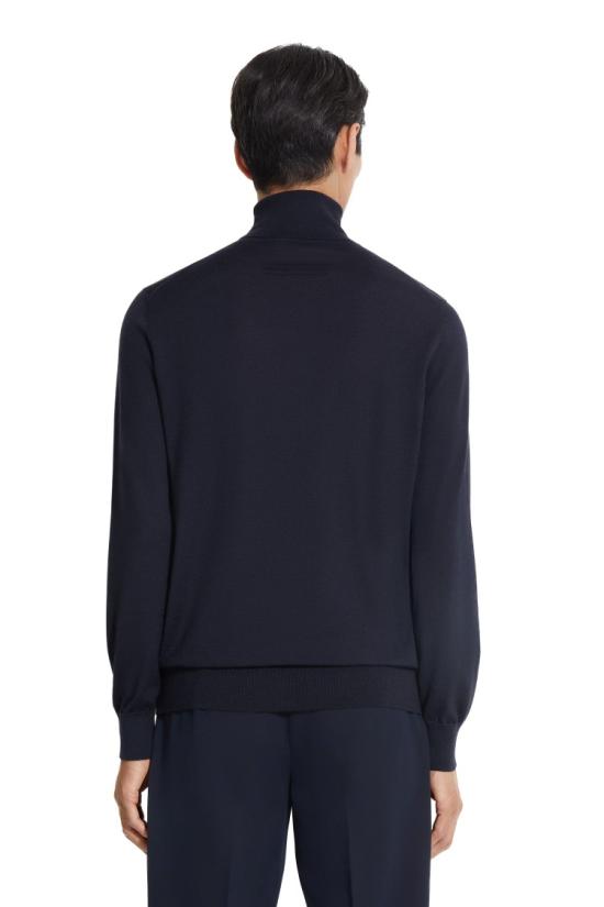 25FW 에르메네질도제냐 니트웨어 E8J00 120B98 Black - ERMENEGILDO ZEGNA