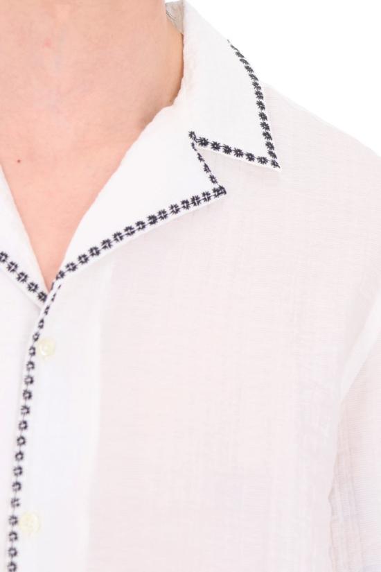 26SS 오피신 제네랄 셔츠 MSHI005WHITE BLACK Purple - OFFICINE GENERALE
