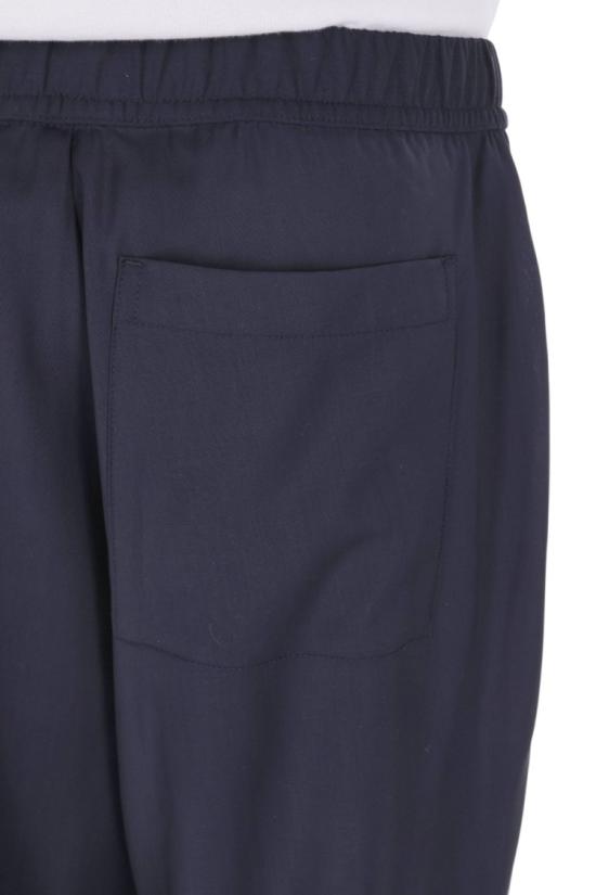 26SS 오피신 제네랄 트레이닝/조거 팬츠 MTLG451DARK NAVY Black - OFFICINE GENERALE
