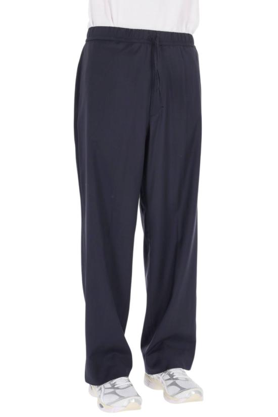 26SS 오피신 제네랄 트레이닝/조거 팬츠 MTLG451DARK NAVY Black - OFFICINE GENERALE