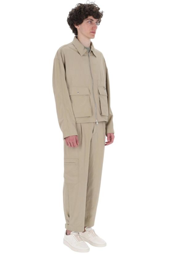 26SS 메종키츠네 자켓 QM02102WW9082TEA LEAF Neutrals - MAISON KITSUNE