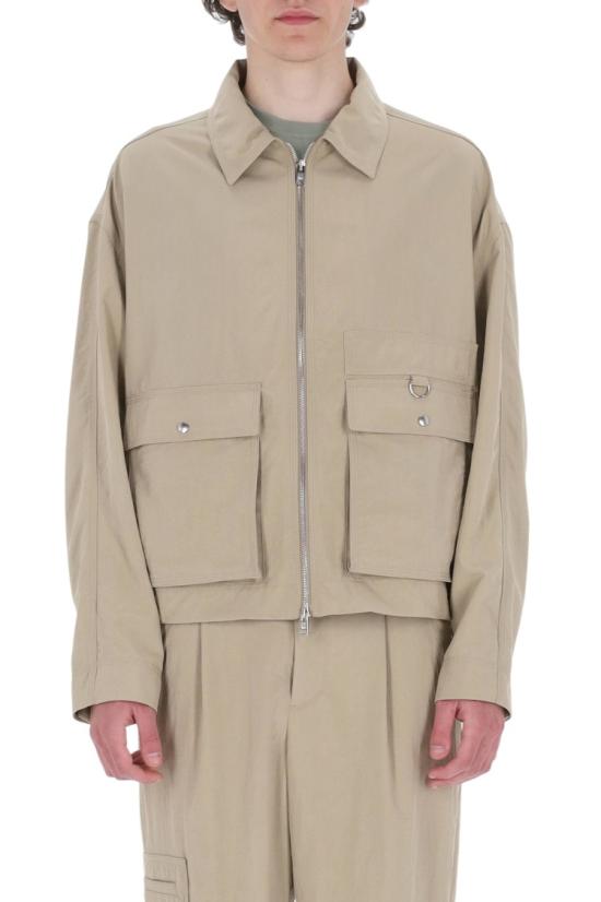 26SS 메종키츠네 자켓 QM02102WW9082TEA LEAF Neutrals