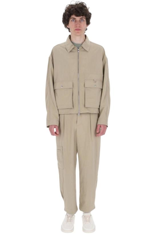 26SS 메종키츠네 자켓 QM02102WW9082TEA LEAF Neutrals - MAISON KITSUNE
