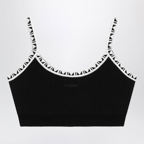 26FW 베르사체 민소매 티셔츠 10253561A18357 Black