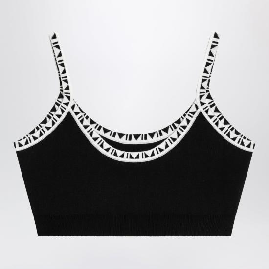 26FW 베르사체 민소매 티셔츠 10253561A18357 Black - VERSACE