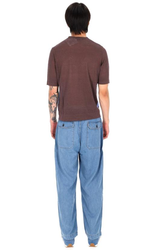 26SS 발렌타인 반팔 티셔츠 B2W025 14L20 294524 Blue - BALLANTYNE