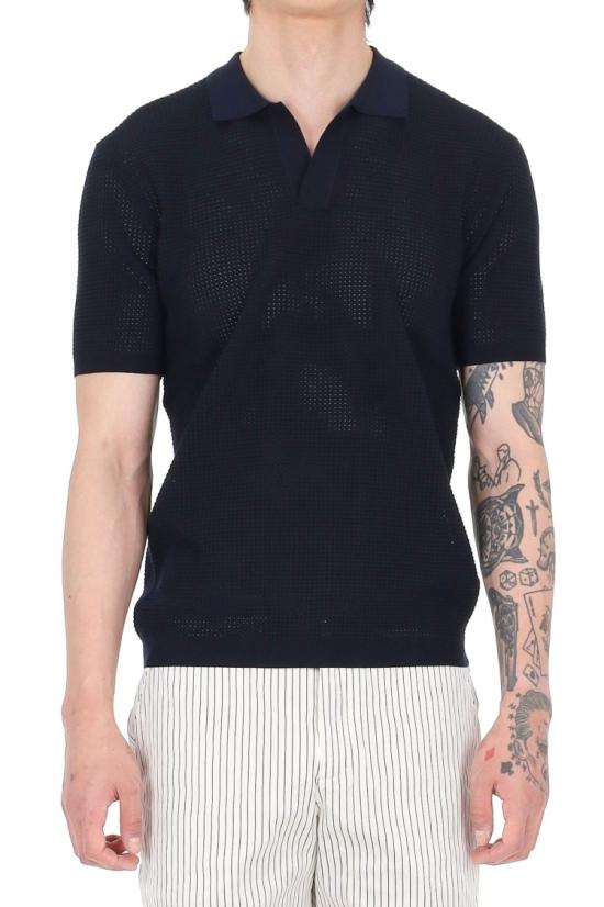 26SS 올레바 브라운 폴로 티셔츠 277989NIGHT IRIS Black