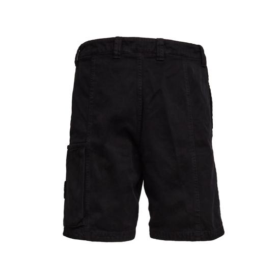 26SS 스톤 아일랜드 오가닉 파나마 코튼 올드 이펙트 컴포트핏 카고 트라우저 L1S15L100014 S0184 Black - STONE ISLAND
