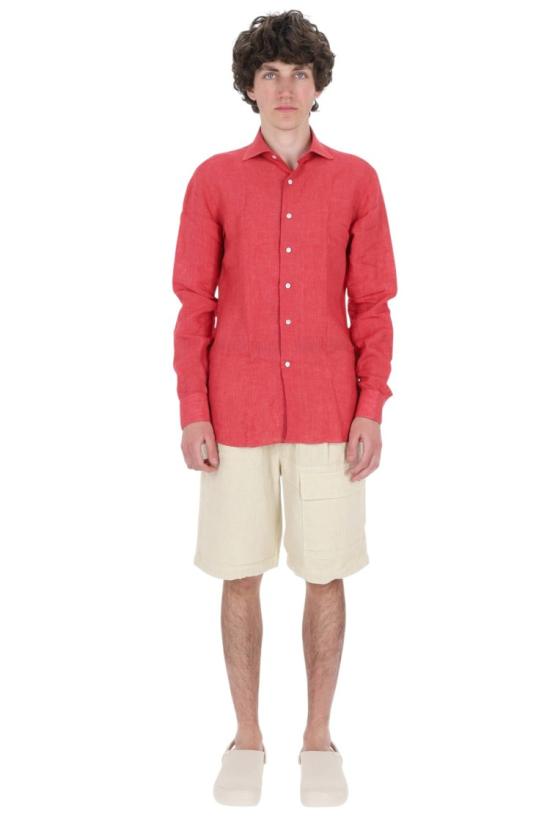 26SS 보리엘로 셔츠 220645 Burgundy - BORRIELLO