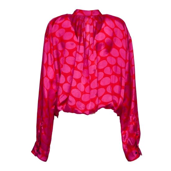 26SS 드리스 반 노튼 블라우스 2610107443017 Red - DRIES VAN NOTEN