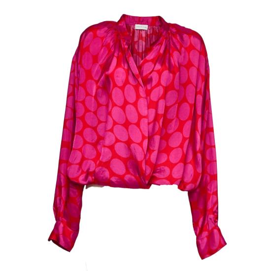 26SS 드리스 반 노튼 블라우스 2610107443017 Red - DRIES VAN NOTEN