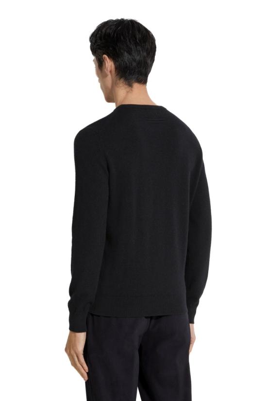 25FW 에르메네질도제냐 니트웨어 E8K10 110K09 Black - ERMENEGILDO ZEGNA