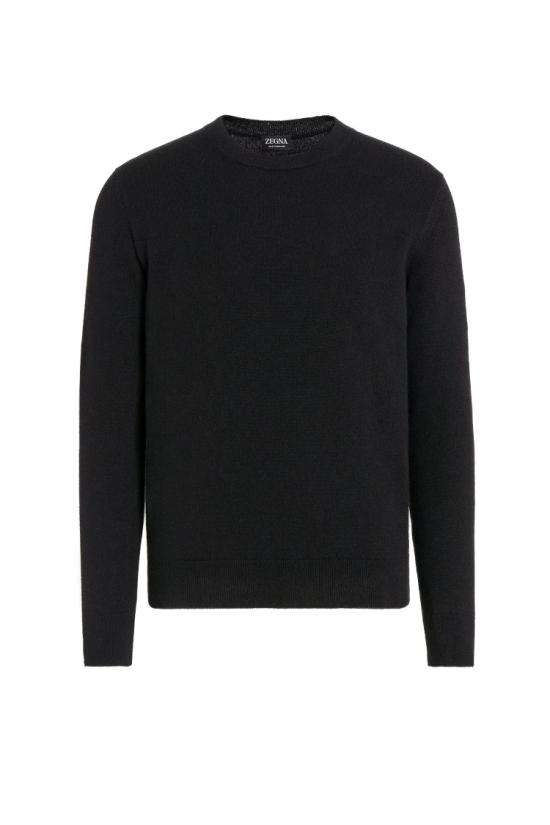 25FW 에르메네질도제냐 니트웨어 E8K10 110K09 Black