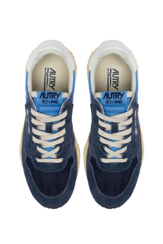 26SS 오트리 릴윈드 로우 나일론 스웨이드 스니커즈 WWLM 3T03DBLUE BLUET - AUTRY