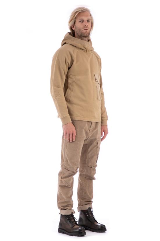  텐 씨 후드 티셔츠 CTCUF08145 A06455329 Brown - TEN C