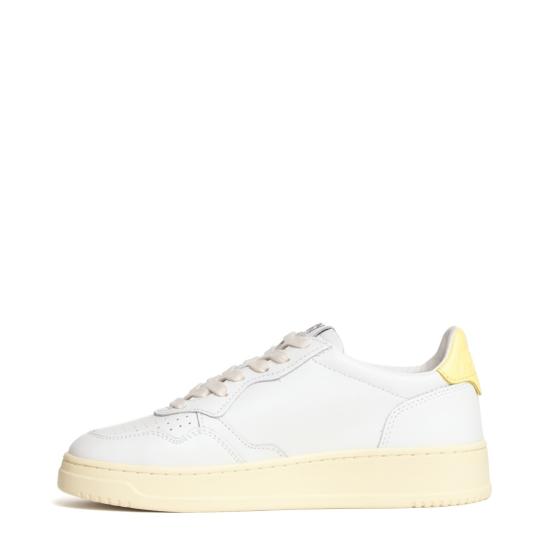 26SS 오트리 메달리스트 로우 레더 스니커즈 AULWLL09 White - AUTRY
